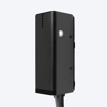 BESEN Level 2 EV Charger BN30 model, a sleek black electric vehicle charging station with LED status indicators.