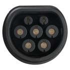 Close-up of Type2 (Europe and some other countries) Tesla AC charging ports