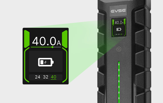 BESEN SQP400 portable level 2 charger LCD Screen